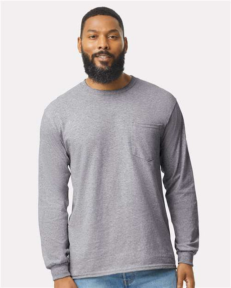Unisex Ultra Cotton® Long Sleeve Pocket T-Shirt