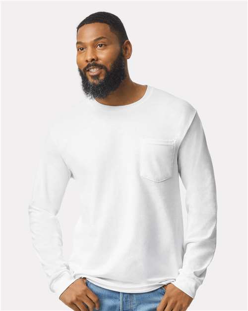 Unisex Ultra Cotton® Long Sleeve Pocket T-Shirt