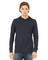 Unisex Jersey Hooded Long Sleeve Tee