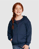 Youth Heavy Blend™ Full-Zip Hooded Sweatshirt