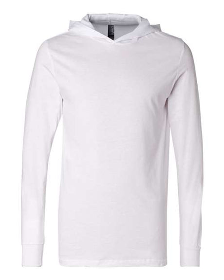 Unisex Jersey Hooded Long Sleeve Tee