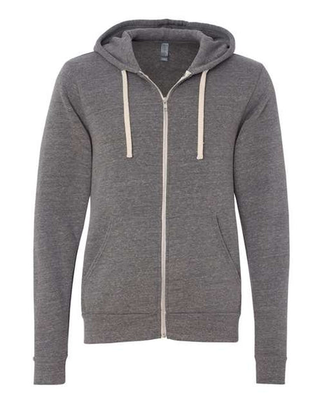Unisex Triblend Sponge Fleece Full-Zip Hoodie Sweatshirt
