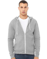 Unisex Sponge Fleece Full-Zip Hoodie Sweatshirt