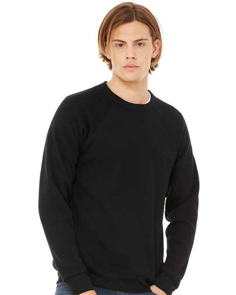 Unisex Sponge Fleece Raglan Crewneck Sweatshirt