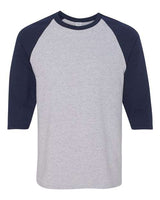 Unisex Heavy Cotton™ Raglan Three-Quarter Sleeve T-Shirt