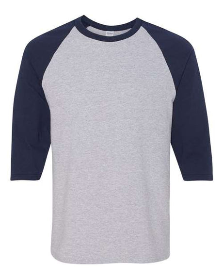 Unisex Heavy Cotton™ Raglan Three-Quarter Sleeve T-Shirt