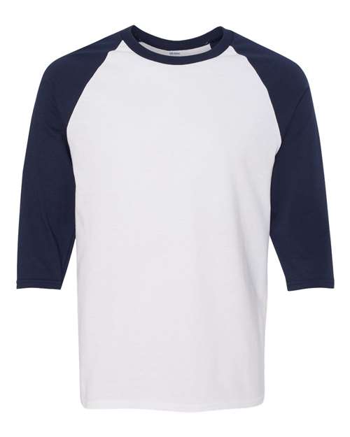 Unisex Heavy Cotton™ Raglan Three-Quarter Sleeve T-Shirt