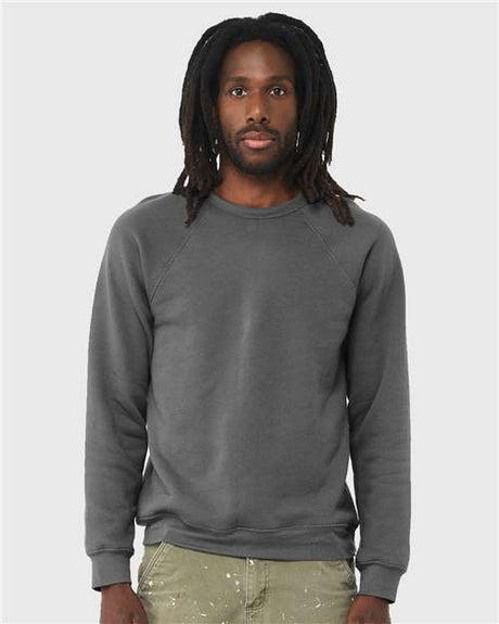 Unisex Sponge Fleece Raglan Crewneck Sweatshirt