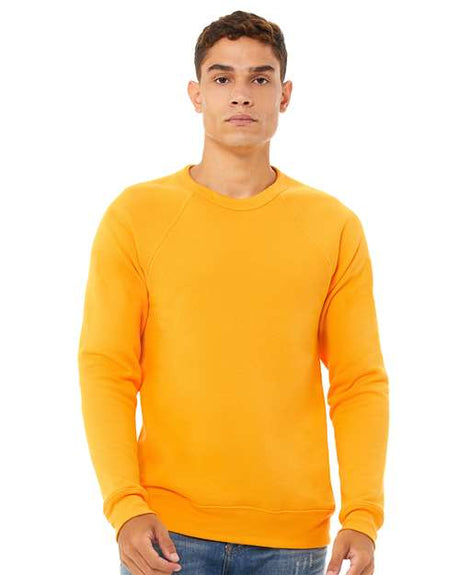 Unisex Sponge Fleece Raglan Crewneck Sweatshirt