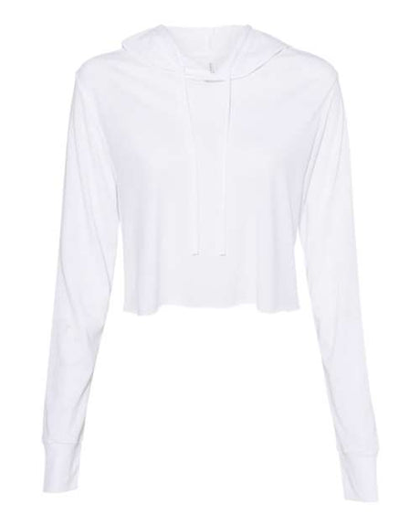 Women’s Triblend Crop Long Sleeve Hoodie Tee