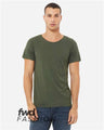 Unisex FWD Fashion Triblend Raw Neck Tee
