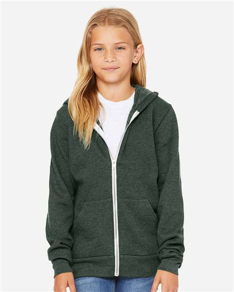 Youth Sponge Fleece Full-Zip Hoodie Sweatshirt