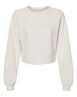 Women's Crop Raglan Fleece Crewneck Sweatshirt