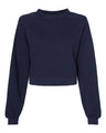 Women's Crop Raglan Fleece Crewneck Sweatshirt