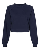 Women's Crop Raglan Crewneck Sweatshirt