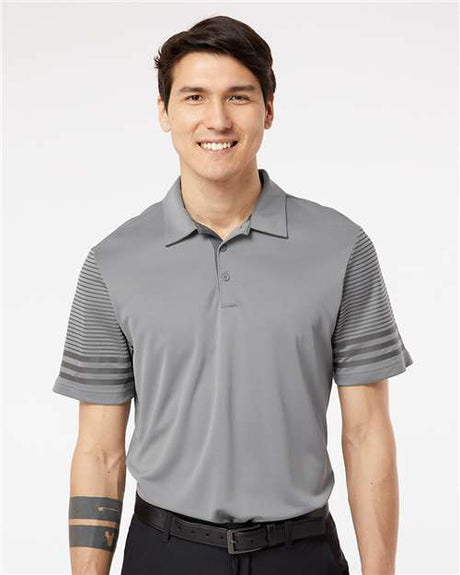 Men's Striped Sleeve Polo