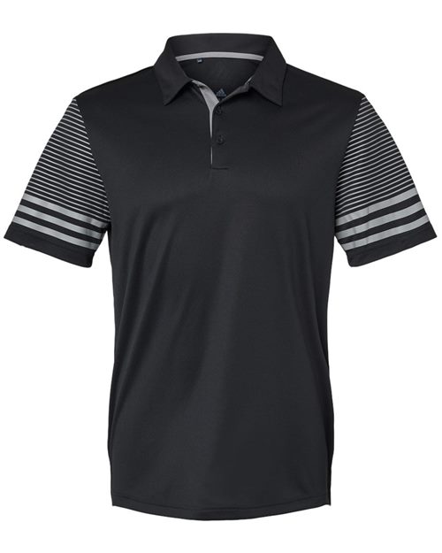 Men's Striped Sleeve Polo