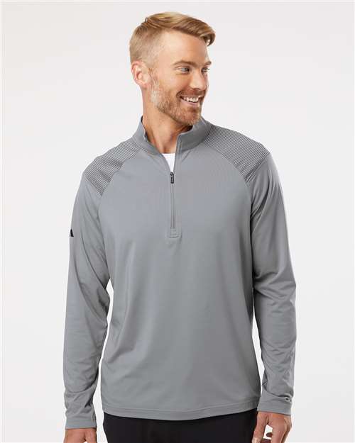 Men's Ultimate365 Lightweight Shoulder Stripe Quarter-Zip Pullover