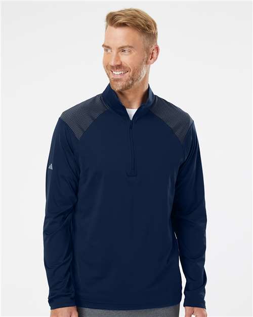 Men's Ultimate365 Lightweight Shoulder Stripe Quarter-Zip Pullover
