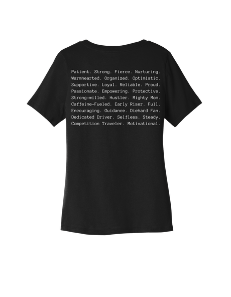 Bella Canva Women's Black Archery Mom T Shirts