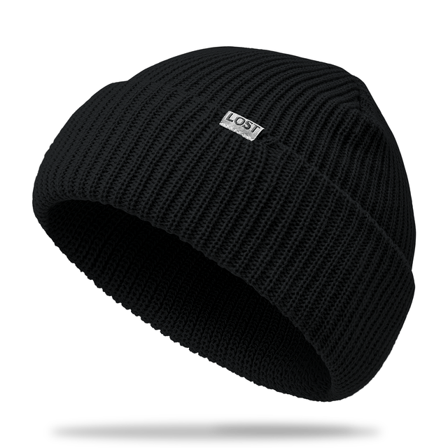 Black Field Beanie - Lost Hat Co.