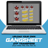 DTF Transfers - Upload a Gang Sheet