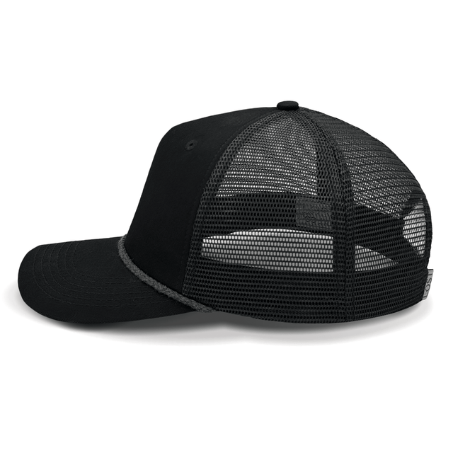 Blackout Ranchero Foam Trucker - On Target Print Solutions