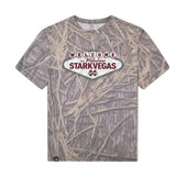 Welcome to StarkVegas Mossy Oak Tee, multicolor print on Mossy Oak Shadow Grass