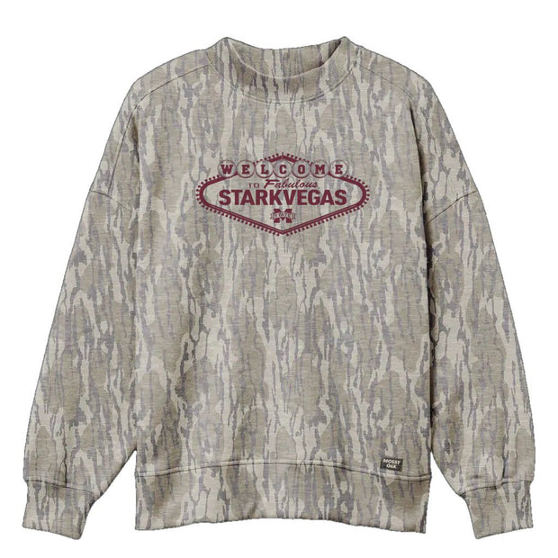 Welcome to StarkVegas Mossy Oak Mockneck Sweatshirt (Bottomland)