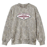 Welcome to StarkVegas Mossy Oak Mockneck Sweatshirt (Bottomland), multicolor print on Mossy Oak Bottomland