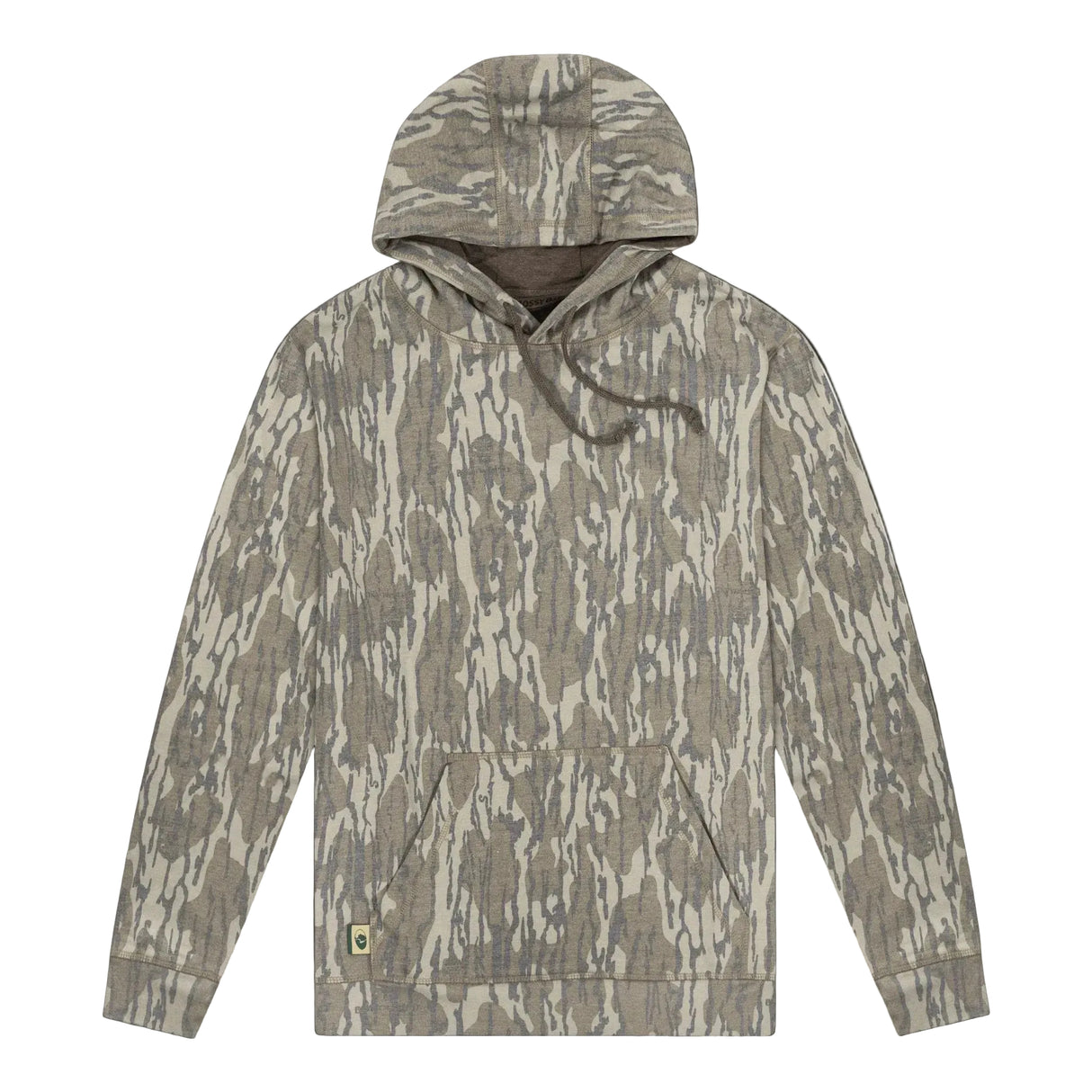 Mossy Oak Bottomland washed out tri-blend hoodie, blank