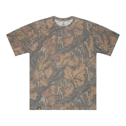 Mossy Oak Fall Foliage washed out tri-blend tee, blank
