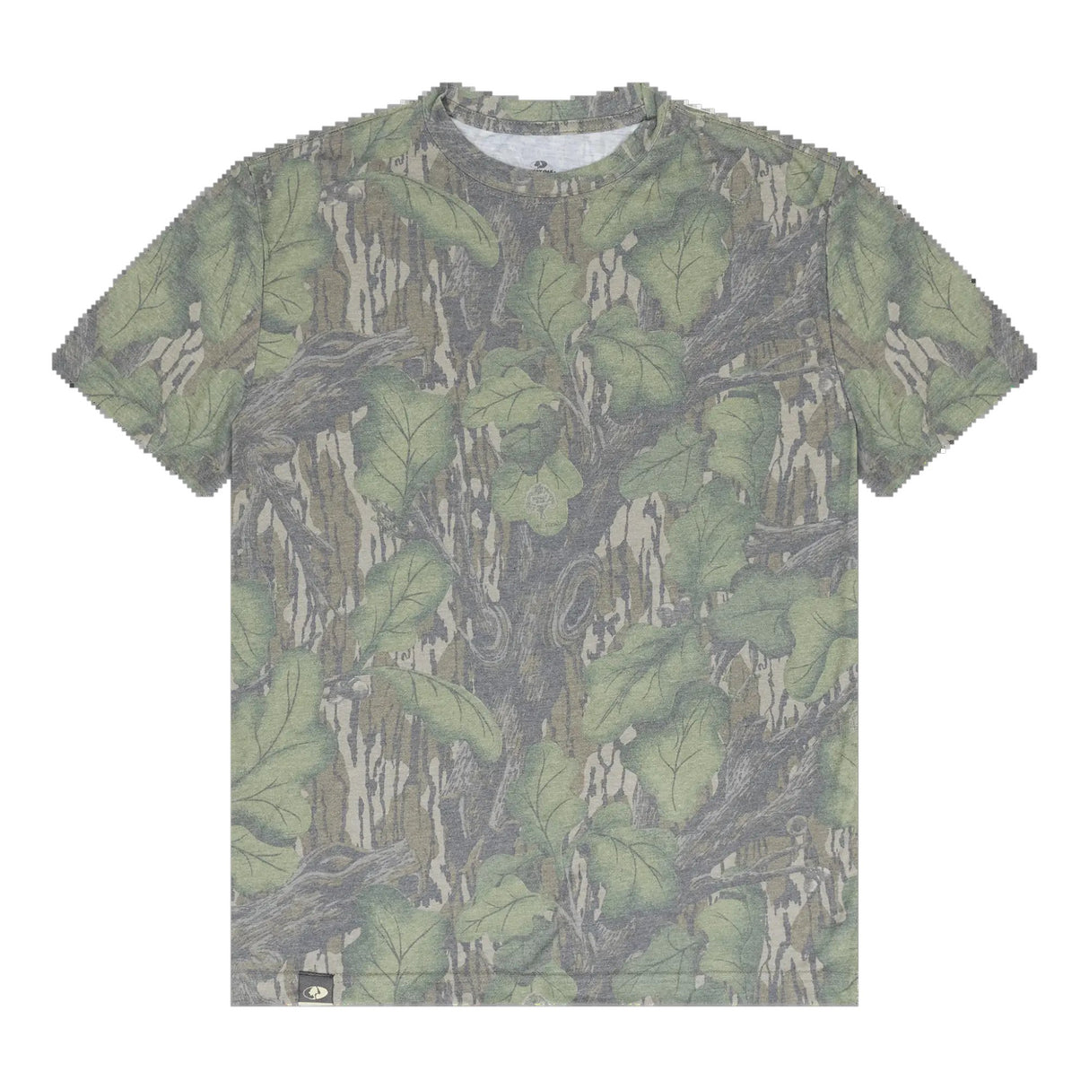 Blank Mossy Oak Full Foliage Washed Out tri-blend tee
