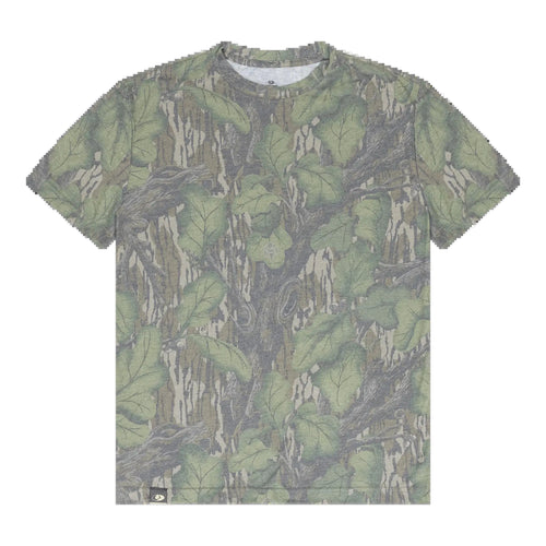Blank Mossy Oak Full Foliage Washed Out tri-blend tee