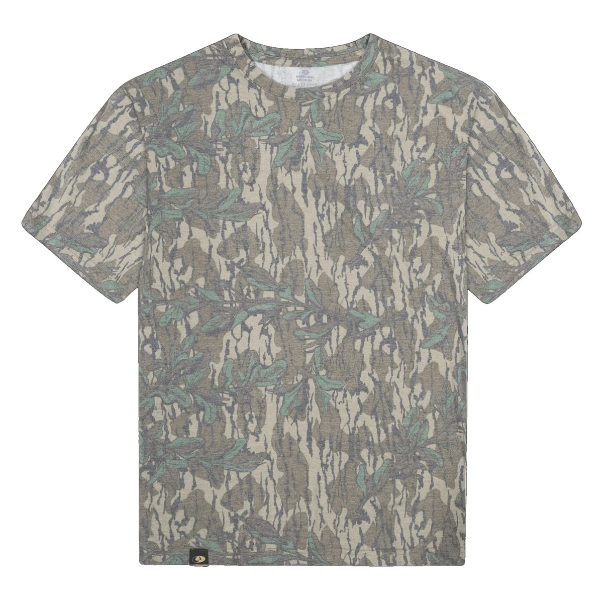 Mossy Oak Greenleaf washed out tri-blend tee, blank