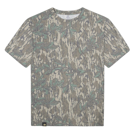 Mossy Oak Greenleaf washed out tri-blend tee, blank