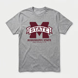 Mississippi State bigM tee — Grey