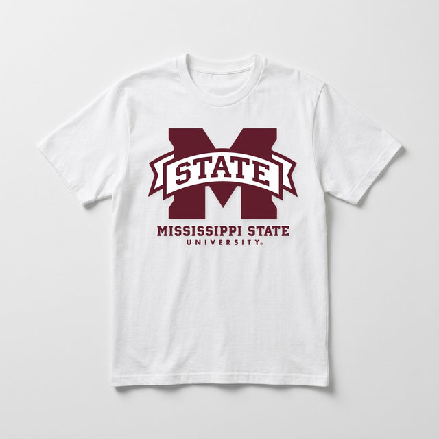 Mississippi State bigM tee — White