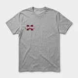 Mississippi State leftchest tee — Grey