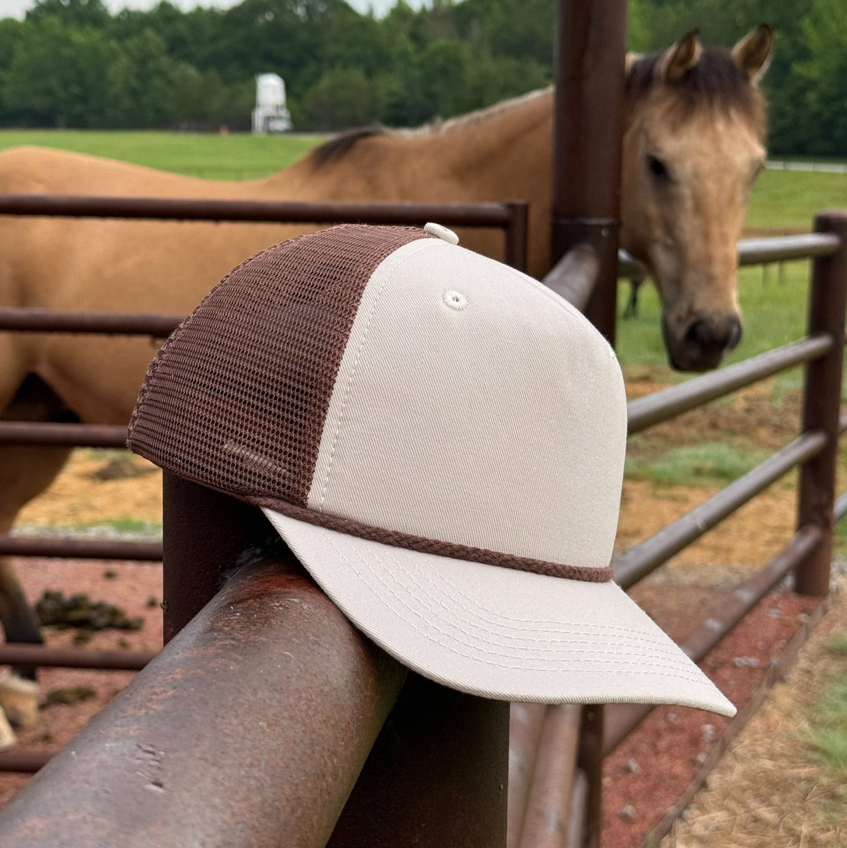 Sand & Chocolate Ranchero Foam Trucker - On Target Print Solutions
