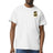 Starkville High swim left chest logo on a white cotton tee