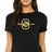 Starkville high swim script design on a black tri-blend tee