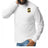 Starkville High swim left chest logo on a white long sleeve tee